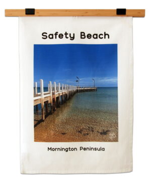 Safety Beach Tea Towel