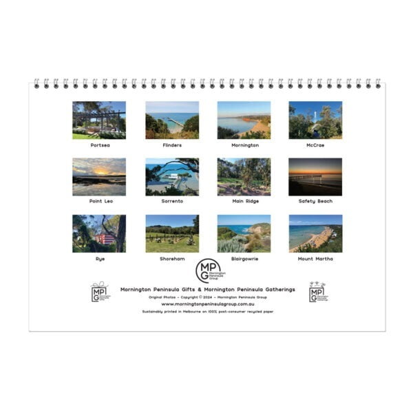 The Mornington Peninsula Calendar - Back Cover