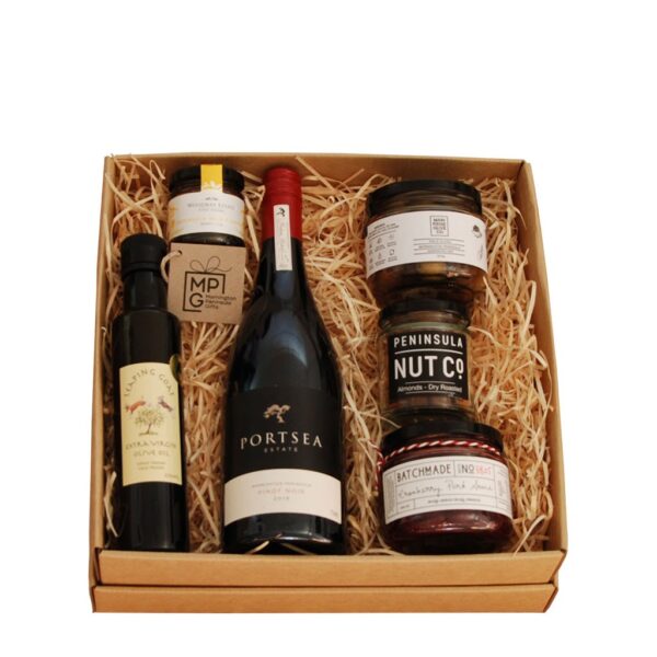 Portsea Box with wine
